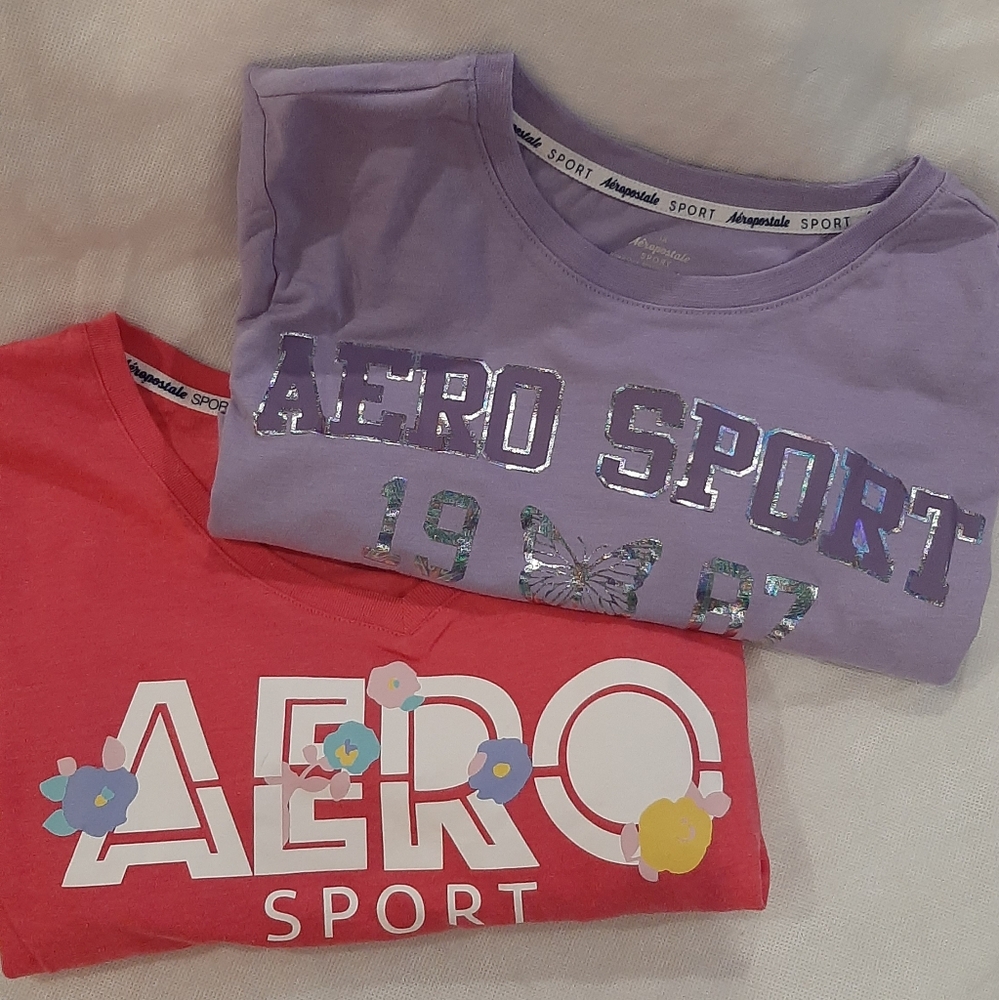 Aero Sport Purple and Red T-Shirts